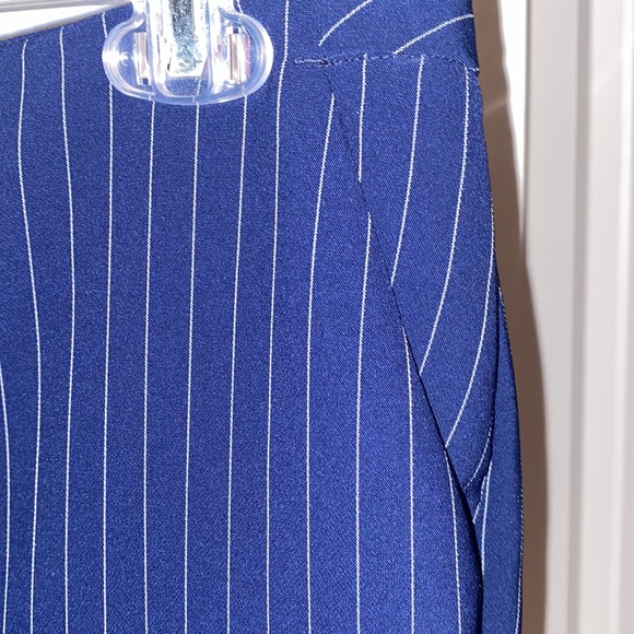 Chico’s Navy Pinstripe Slacks - 12/14 (Chico’s 2) - Picture 6 of 7